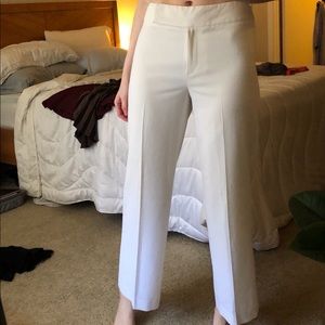 Casual Corner White Trousers